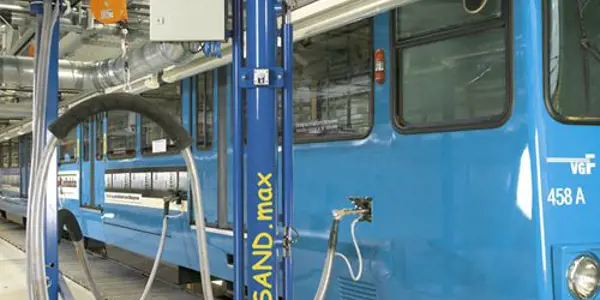 Sandsystem till tåg